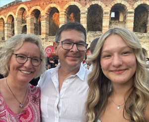 Familie Münch von links: Sabine Münch, Stefan Münch, Charlotte Münch